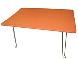 Table de lit pliable/ rabattable en bois pour repas et ordinateur portable/ PC, couleur orange So-FBT09-O