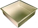 Fat Daddio's Anodized Aluminum Square Cake Pan, 6 Inch x 6 Inch x 2 Inch