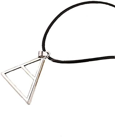 Moomba Necklace Pendant fashion necklace 30 Seconds to Mars,rock Band Jared Leto Silver Tone Necklace War Triad Silver Triangle.