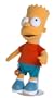 The Simpsons Talking Bart Plush Doll