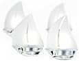 Kate Aspen 20060NA Glass Sailboat Tealight,Pack Of 4