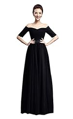 V-neck Lace Cocktail Floor Length Off the Shoulder Polyester/Spandex Bandage Dress/Prom Dress/Wedding Party Dress 