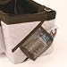 Gray & Black Front Pet Bicycle Basket Seat