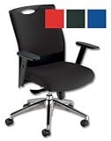 Adroit Rossillion Task Armchair Back H500mm W490xD510xH440-510mm Black