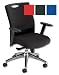 Adroit Rossillion Task Armchair Back H500mm W490xd510xh440 510mm Black