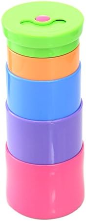 Neota Straw Sippy Cup and Straw Baby Bottle for Milk and Water,FDA Approved Silicone Liner,BPA Free,13 Ounce,Red