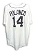 Autographed Placido Polanco Detroit Tigers White Majestic Jersey Inscribed ALCS MVP