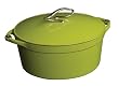 Lodge Enameled Cast-Iron 5-Quart Dutch Oven, Apple Green
