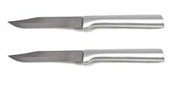 Rada Cutlery Regular Paring Knife Solid Cast Brushed Aluminum Handle, Made in USA (Pack of 2 - R101/2)