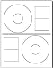200 Stomper Pro Format CD-DVD Labels (100 Sheets)