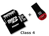 8GB Micro SD / SDHC Memory Card (with SD Adapter and USB card reader) for B ....