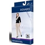 Sigvaris Soft Opaque Knee High 20-30mmHg Women's Closed Toe Short Length, Small Short, Nude 35
