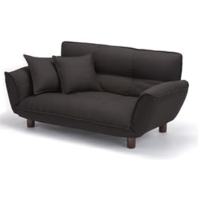 【クリックでお店のこの商品のページへ】シックなカウチソファー 漆黒カウチ IN 韻 BK