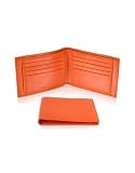 Giorgio Fedon 1919 Classica - Men's Orange Calfskin Billfold Wallet