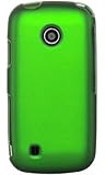 Green Rubberized Protector Case for LG Cosmos Touch VN270