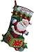 Bucilla 86063 Felt Aplique Stocking- Pop-up Santa