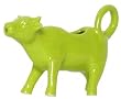 Stoneware Pottery Kiwi Cow Creamer 4"H, 5oz Set of 2