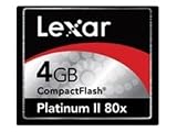 Lexar CF4GB-80-708 4GB Platinum II Compact Flash