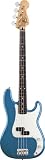 Fender Standard Precision Bass Guitar, Lake Placid Blue Rosewood Fretboard