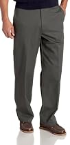 IZOD Men's American Chino Plain Front Pant, Olive, 40x30