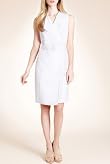 Autograph Linen Blend Belted Wrap Effect Dress [T50-2269-S]