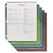 Poly Pockets for Ring Binders, Letter, Assorted Colors, 5/Pack CRD84007