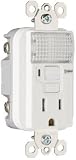 PASS & SEYMOUR #1594NTLWCC6 15A White GFCI NightLight