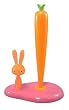 A di Alessi Bunny & Carrot Kitchen Roll Holder, Pink (ASG42 P)
