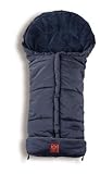 Kaiser 6571822 Fußsack Jooy Thermo Microfleece, marine