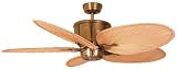 Fanimation FP1820AB Sandella Fan - Brass Tropical Uplight Ceiling Fans 52 Includes ISP1 Blades
