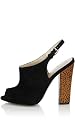 Leopard & Suede Sandal