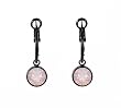Earrings - E360 - Swarovski (tm) Crystal Drops (10mm / 3/8") ~ Rose Water Opal (Pink Opal)