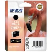Epson Original T0871 UltraChrome Hi-Gloss2 Photo Black Ink Cartridge