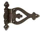 Cabinet Hinges Black Powder 5 1/2