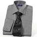 Trim Fit Diagonal Stripe French Cuff Dress Shirt