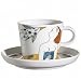 ARZBERG Grünke Die Schöne und die Vögel Kaffeetasse 2-tlg. 0,22Ltr.