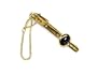 GOLD-Colored Tie Clip Bar with Black Stone Turtle & DIAMOND like Dots Tie Clasp