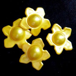 Bath Bead Yellow Flower (Bag of 20)- Daisy Wedding Favor