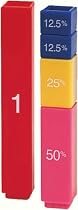 Learning Resources Fraction Tower Percentage Cubes Set