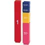 Fraction Tower Cubes Percentage (Set of 51)