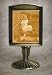 Field of Dreams Lithophane Mantle Stand Antique Brass