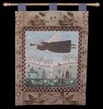 Hanging Quilts Multi Acrylic-Polyester, Angels Wall Hanging Tapestry 26 in. W x 36 in. L