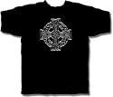CELTIC STONE CROSS - Black T-shirt