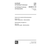 IEC 60300-3-10 Ed. 1.0 b:2001, Dependability management - Part 3-10: Application guide - Maintainability