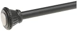 Croscill Barton Decorative Shower Curtain Tension Rod, Bronzewood