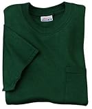 NEW Hanes Beefy-T - 100% Cotton T-Shirt with Pocket Deep Forest-L