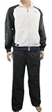 Reebok Mens White/Charcoal Tracksuit Full Tracksuit