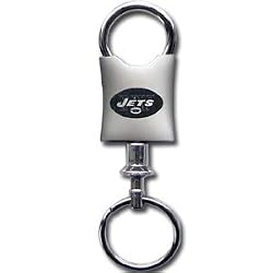 New York Jets Laser Etched Valet Keychain