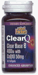 Natural Factors Clear Q - Vit. E 400 I.U./Co Q10 50mg 60 softgel