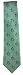 100% Silk Necktie with "Grand!" Grand Pianos Black on Sage